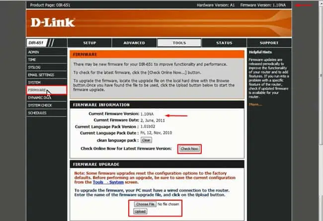 dlink-router-firmware-update