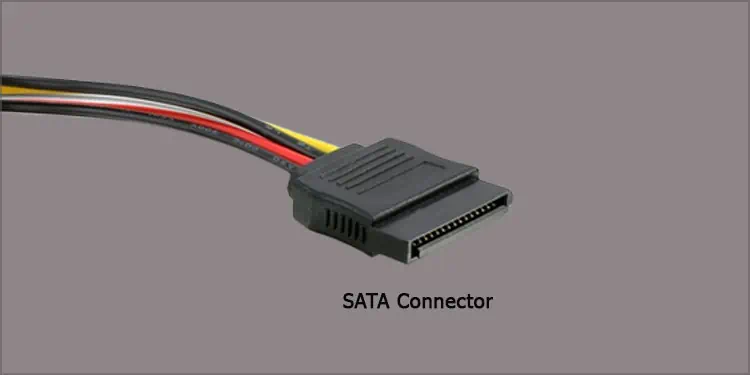 How to Connect SATA Power Cable 2 sata-connector