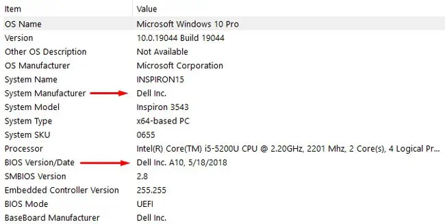 system-info-bios-version