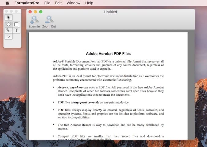 Formulate Pro - Best PDF editor for Mac