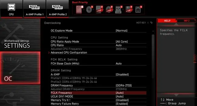 fclk-frequency-auto