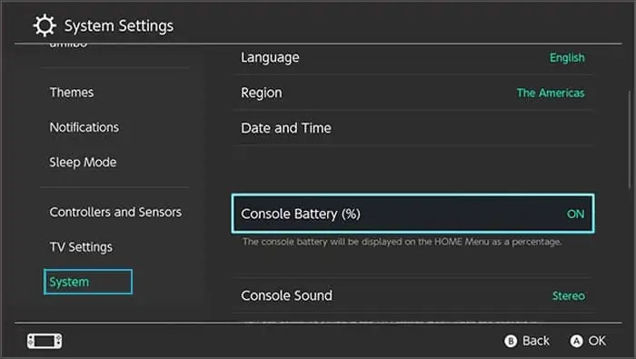 showing-console-battery
