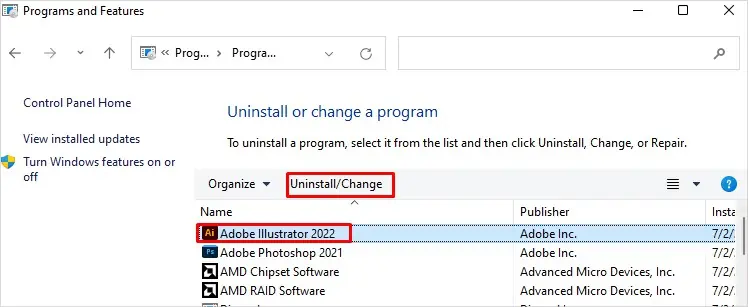 uninstall-illustrator-windows