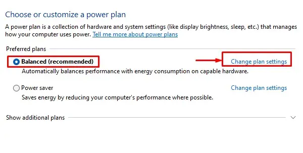 change-power-plan-hard-disk-not-found