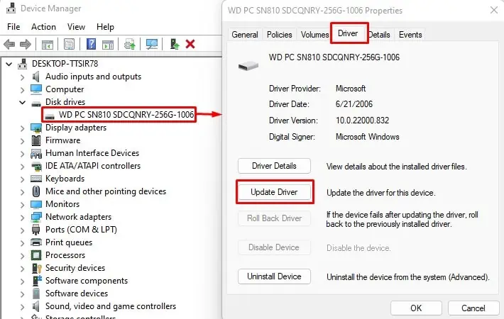 update-hard-disk-driver-hard-disk-not-found