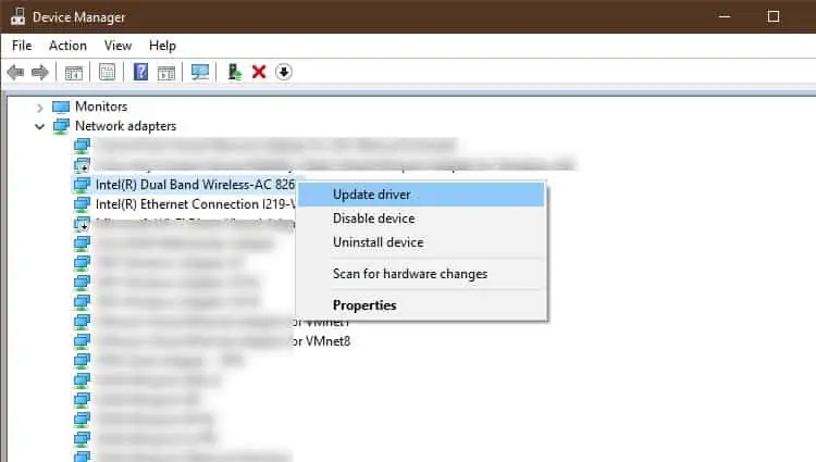 devicemanger_network-driver