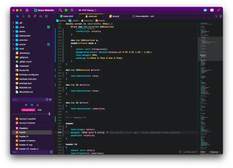 Nova - Mac Code Editor