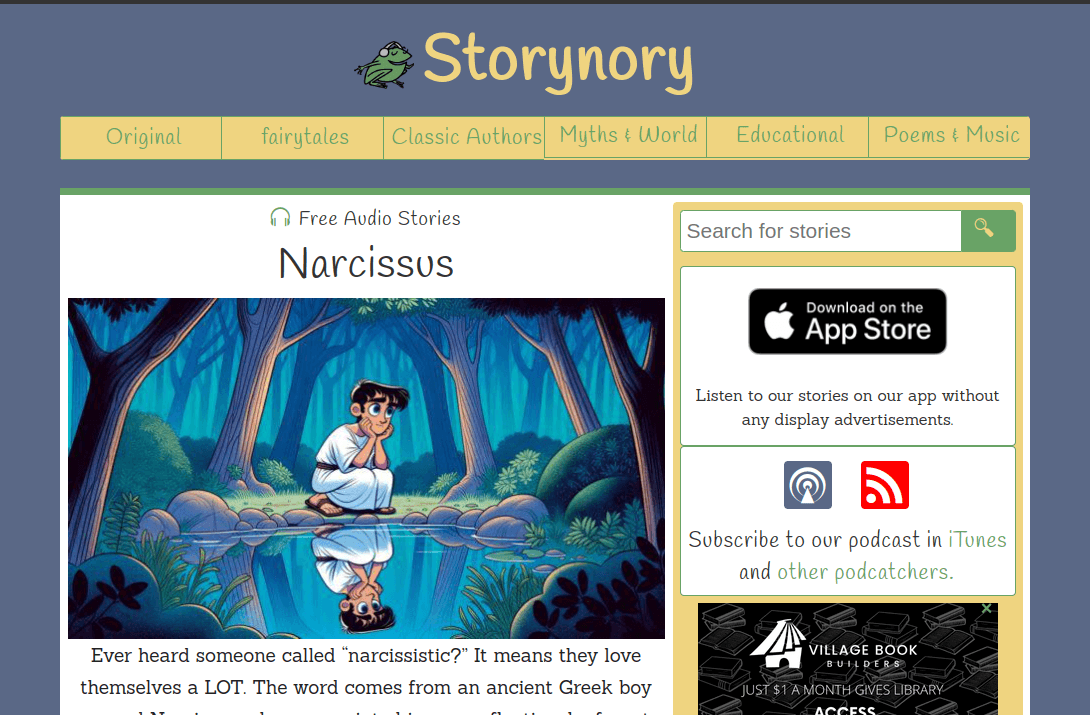 Storynory - Audio Stories for Kids