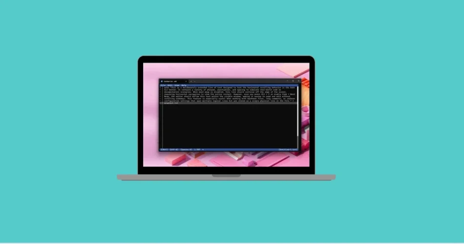 Windows 11 Gets a New Terminal Text Editor in 2025 Meet Edit