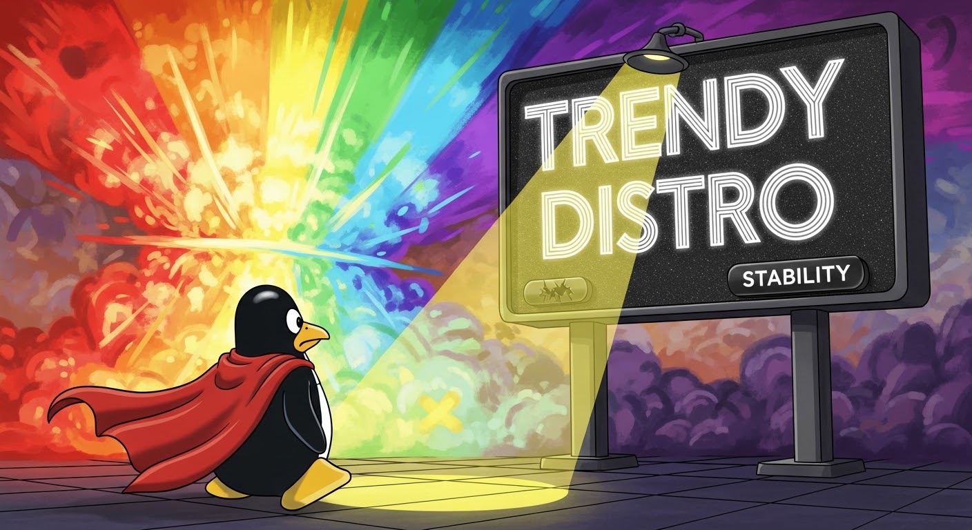 Choosing a Linux Distro Based on Hype and virality Instead of real Needs