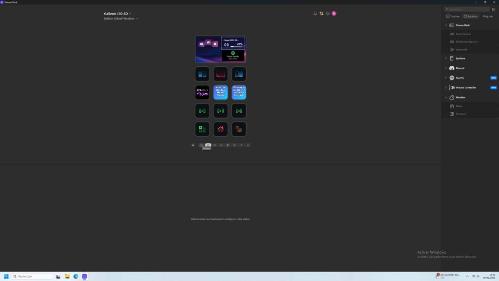 Galleon 100 SD - Customization via the Stream Deck