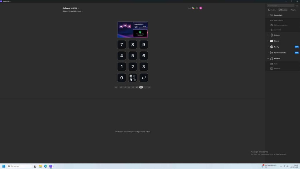 Galleon 100 SD - Customization via the Stream Deck