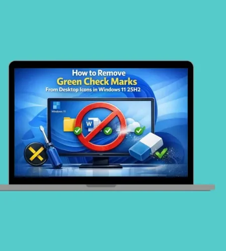 How to Remove Green Check Marks From Desktop Icons in Windows 11 25H2