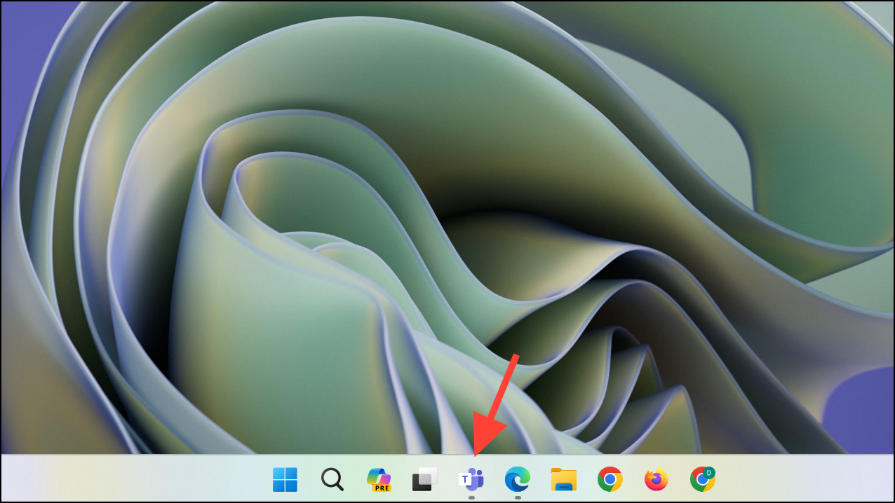 Open Microsoft Teams Windows 11