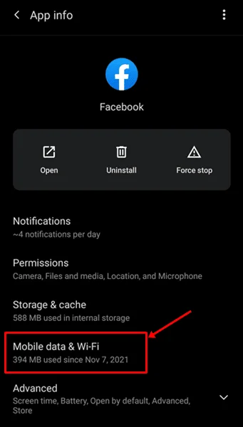 How to Fix Facebook Notifications Not Working on Android and iPhone 12 app info movile data and wifi